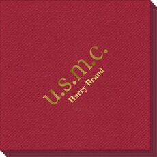 Big Word U.S.M.C. Linen Like Napkins
