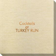 Your Own Text Bamboo Luxe Napkins