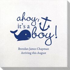 Ahoy It's A Boy Bamboo Luxe Napkins