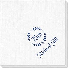 75th Wreath Deville Napkins