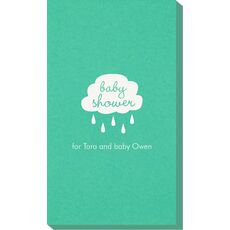 Baby Shower Cloud Linen Like Guest Towels