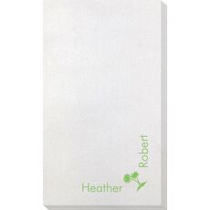 Corner Text with Palm Trees Bamboo Luxe Guest Towels