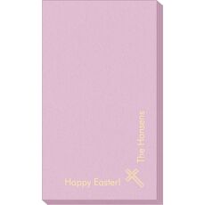 Corner Text with Inspirational Cross Linen Like Guest Towels