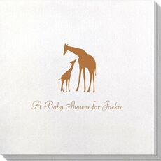 Giraffe Duo Bamboo Luxe Napkins
