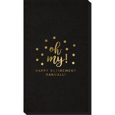 Confetti Dots Oh My Linen Like Guest Towels