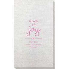Heart Bundle of Joy Bamboo Luxe Guest Towels