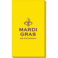 Mardi Gras Linen Like Guest Towels