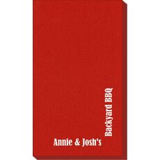 Corner Text Linen Like Guest Towels