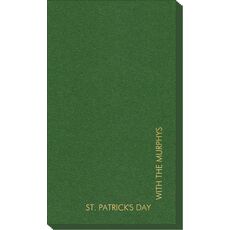 Corner Text Linen Like Guest Towels