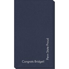 Corner Text Linen Like Guest Towels