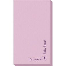 Corner Text with Baby Bird Design Linen Like Guest Towels