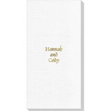 Always Flaunt Your Names Deville Guest Towels