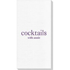 Big Word Cocktails Deville Guest Towels