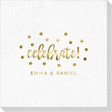 Confetti Dots Celebrate Deville Napkins