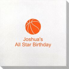 Basketball Bamboo Luxe Napkins