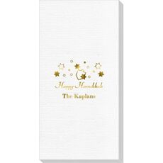 Happy Hanukkah Deville Guest Towels