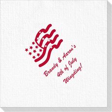 American Flag Deville Napkins