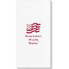 American Flag Deville Guest Towels