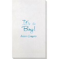 Sweet Baby Boy Bamboo Luxe Guest Towels