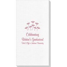 Hat Toss Graduation Deville Guest Towels
