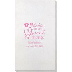 Sweet Blessings Bamboo Luxe Guest Towels