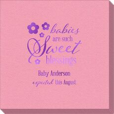 Sweet Blessings Linen Like Napkins