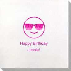 Sunglasses Emoji Bamboo Luxe Napkins