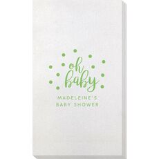 Confetti Dots Oh Baby Bamboo Luxe Guest Towels