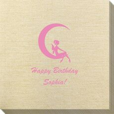 Fairy on the Moon Bamboo Luxe Napkins