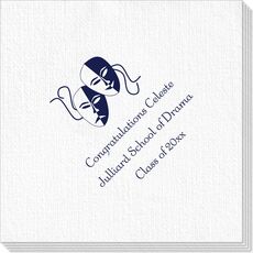 Tragedy and Comedy Masks Deville Napkins