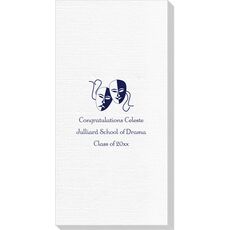 Tragedy and Comedy Masks Deville Guest Towels