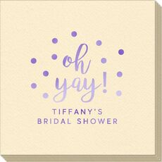 Confetti Dots Oh Yay! Linen Like Napkins