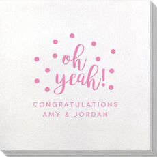 Confetti Dots Oh Yeah! Bamboo Luxe Napkins