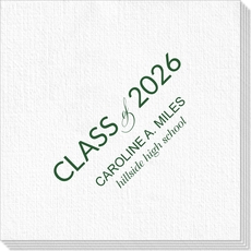 Bold Class of Graduation Deville Napkins
