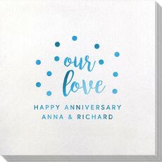 Confetti Dots Our Love Bamboo Luxe Napkins