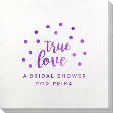 Confetti Dots True Love Bamboo Luxe Napkins