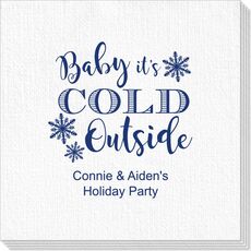 Baby It's Cold Outside Deville Napkins