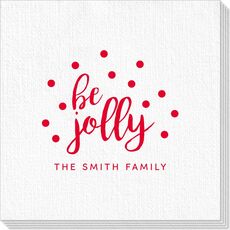 Confetti Dots Be Jolly Deville Napkins