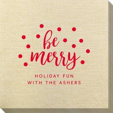 Confetti Dots Be Merry Bamboo Luxe Napkins