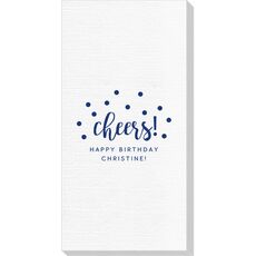 Confetti Dots Cheers Deville Guest Towels
