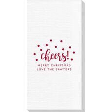 Confetti Dots Cheers Deville Guest Towels