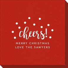 Confetti Dots Cheers Linen Like Napkins