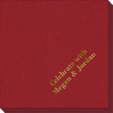 Basic Text of Your Choice Linen Like Napkins