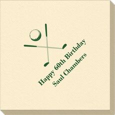 Golf Clubs Linen Like Napkins