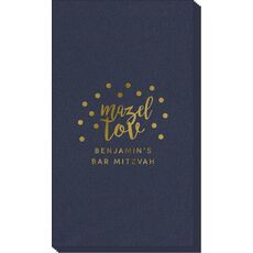 Confetti Mazel Tov Linen Like Guest Towels