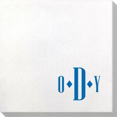 Condensed Monogram Bamboo Luxe Napkins