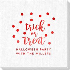 Confetti Dots Trick or Treat Deville Napkins