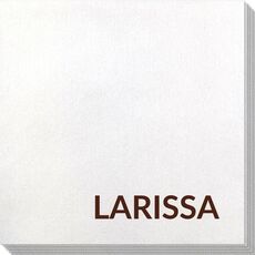 Big Bold Name Bamboo Luxe Napkins