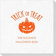 Trick or Treat Pumpkin Deville Napkins