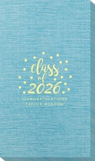 Class of Confetti Dots Bamboo Luxe Guest Towels